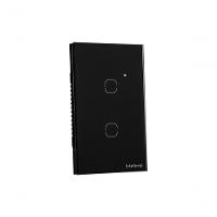 Interruptor Smart Wi-fi Touch 2 Preto Mis 1002 4850060 - 1