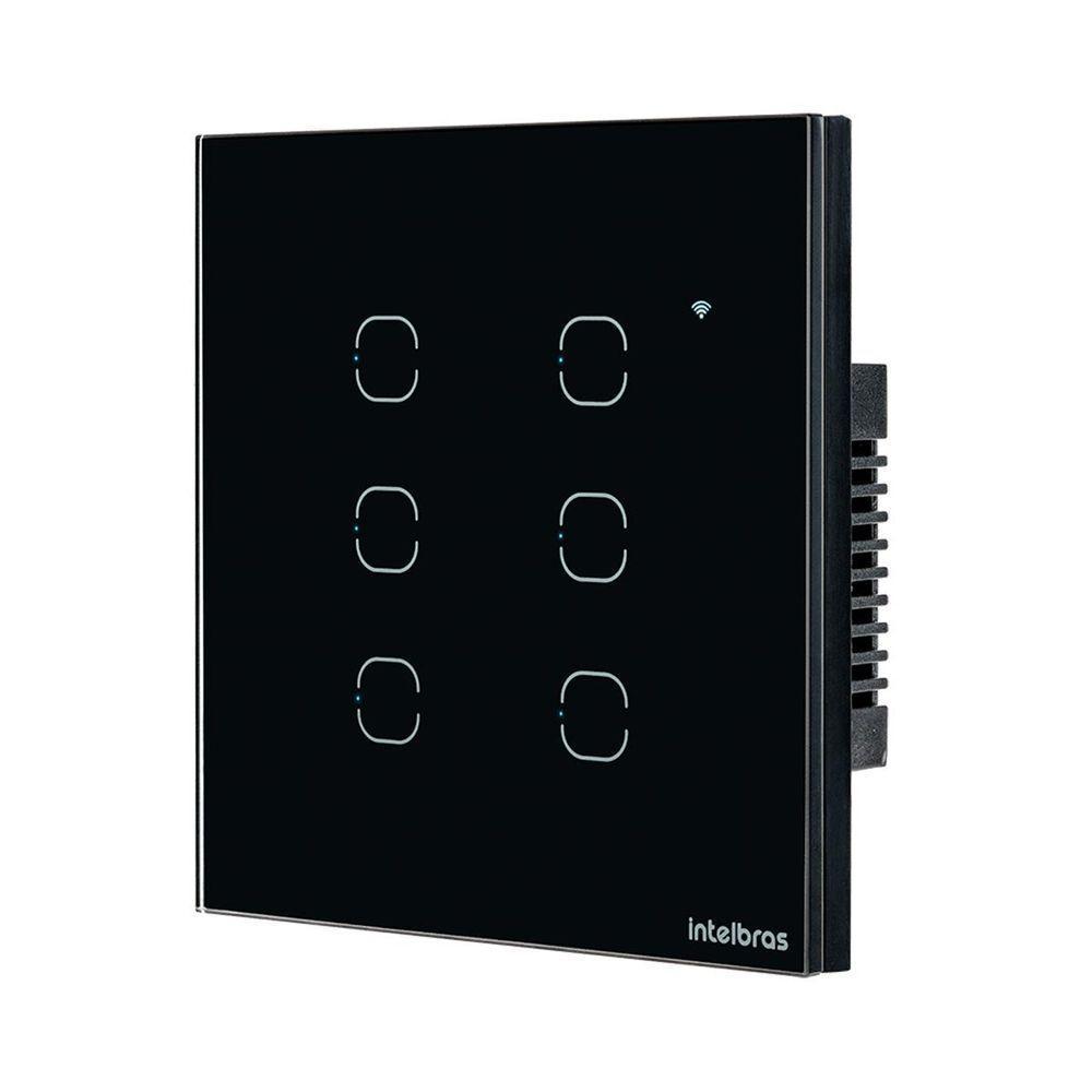 Interruptor Smart Wi-fi Touch 6 Teclas Preto Ews 1006 - 2
