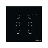 Interruptor Smart Wi-fi Touch 6 Teclas Preto Ews 1006 - 1