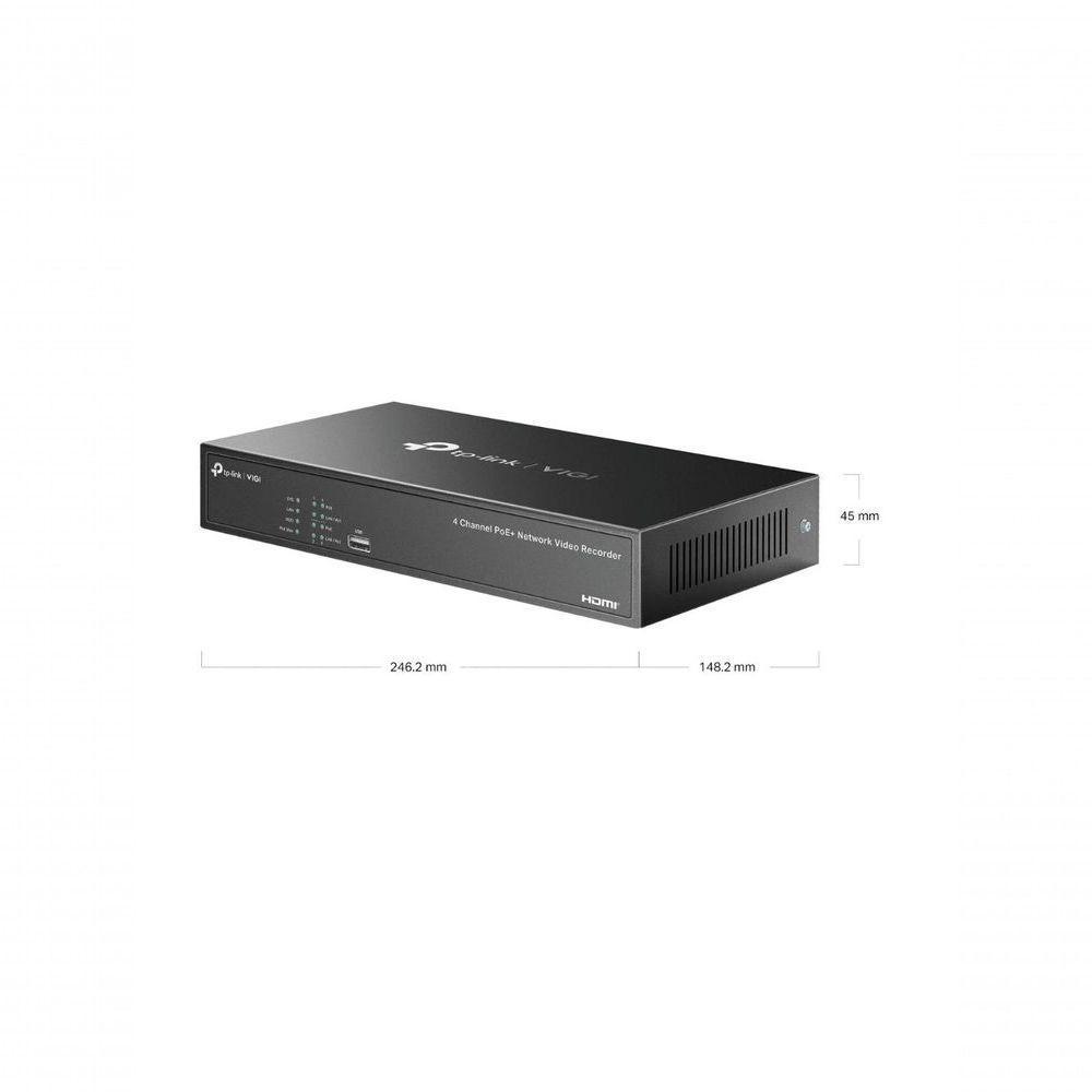 Gravador De Video Em Rede Tp-link Vigi VR1004H-4P Poe - 4