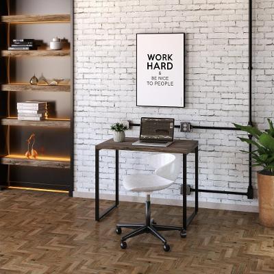 Mesa Kuadra Office 90x60x75cm Carvalho Dark