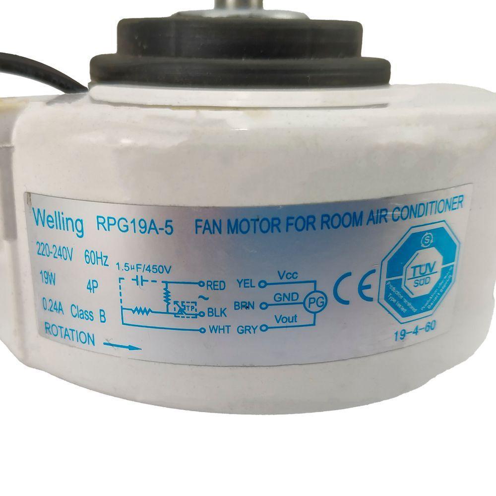 Motor Rpg19a-5 Evaporadora Elgin Plus Hpfi Hpqi 9.000 E 12.000 Btus - 3