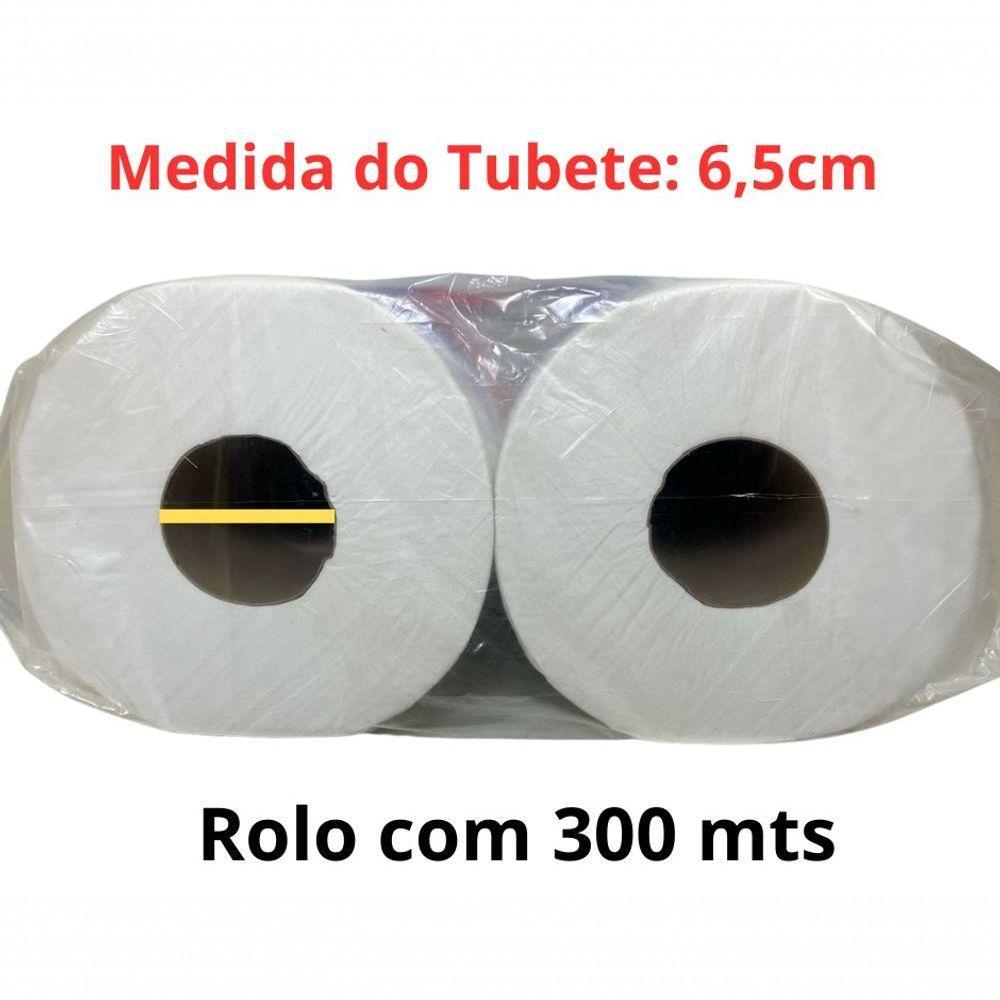 Papel Higiênico Rolão Brc 300 M 8 Rol Celulose Sofisticação - 6