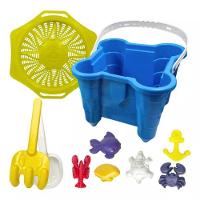 Balde Areia Praia Castelo 08 Acessórios 10 Pç Rei Do Balde - 1
