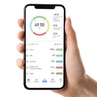 Balança Digital Para Banheiro De Bioimpedância Bluetooth - 5