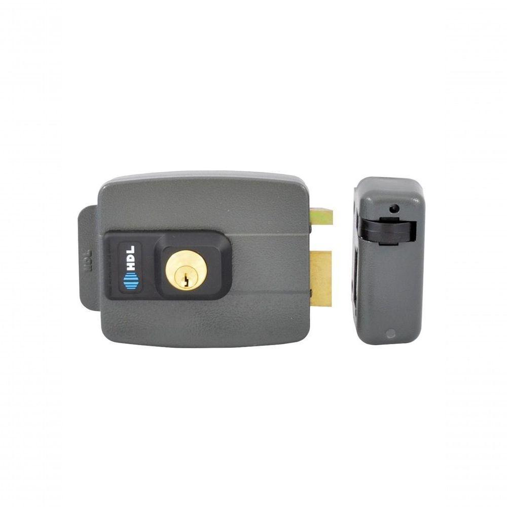 Fechadura Eletrica Hdl C-90 Dupla Cinza - 1