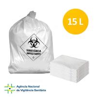Saco De Lixo Reforçado Hospitalar 15 Litros - 100 Unidades - 2
