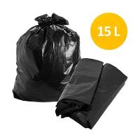 Saco De Lixo Preto Reforçado 15 Litros - 100 Unidades - 2