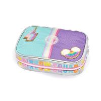 Kit Mochila De Rodinhas + Lancheira Térmica + Estojo Box Rainbow Squad Denlex - 4