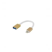 Cabo Otg Evus C-078 Lightning X Usb 2.0 15cm - 2