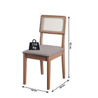 Conjunto Sala De Jantar Mesa Miami 1,60m 6 Cadeiras Santiago Dobuê Madeirado / Off White