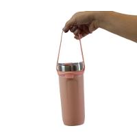 Copo Térmico De Aço Inoxidável 710ml Com Tampa Rosa Fosca E Fechamento Hermético - 4