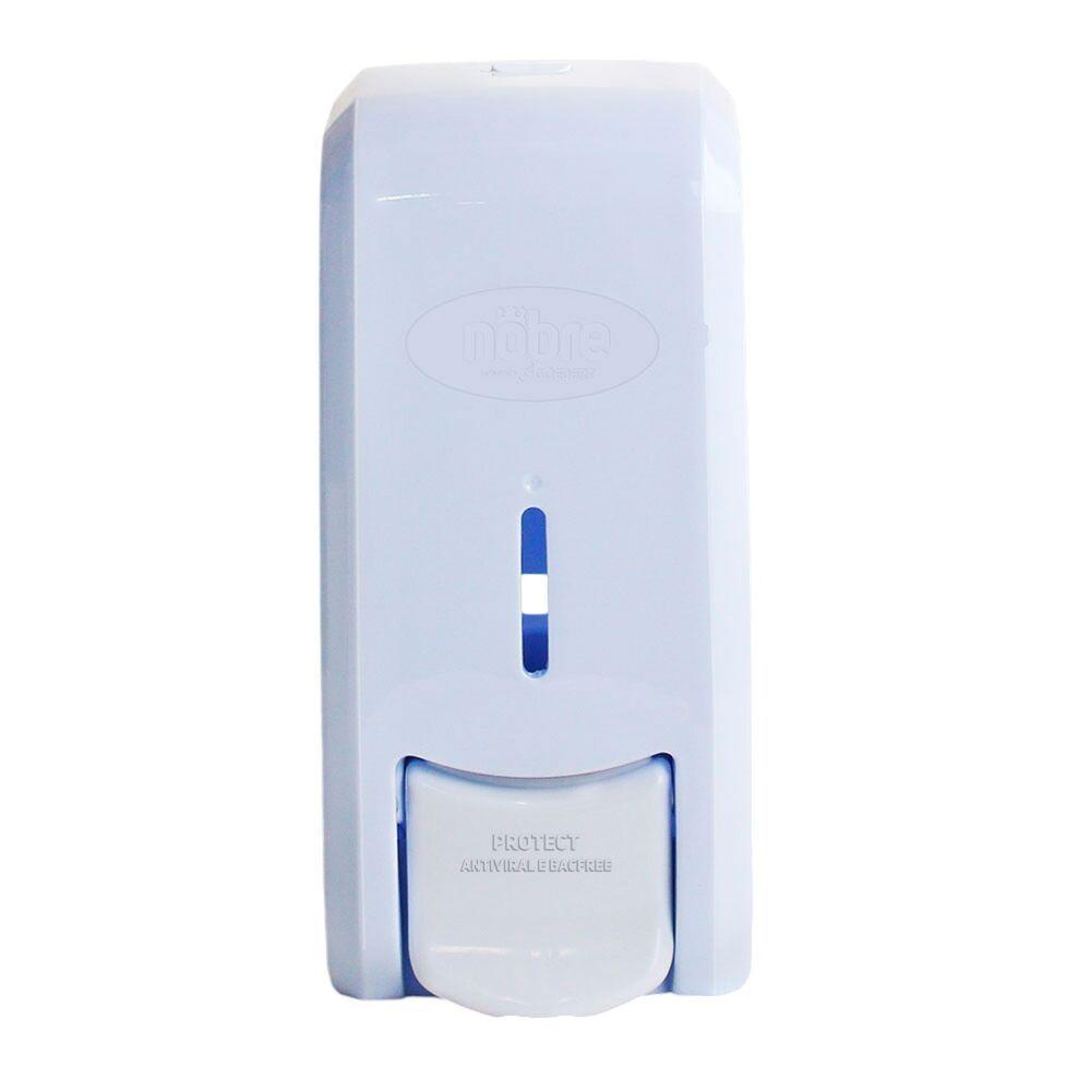 Dispenser Elegante Para Sabonete E Álcool Gel 800ml - Preto E Branco - Praticidade E Estilo Para Seu Ambiente - 1