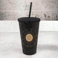 Copo Com Canudo Cósmico Dos Signos - Elegância E Personalização Para Sua Experiência Astral - 2