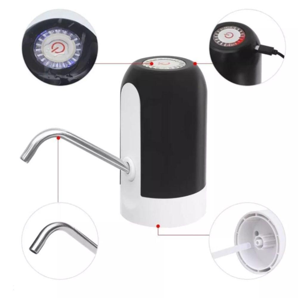 Bomba Automática De Água Mineral Recarregável Com Conexão Usb - Mais Estilo Praticidade - 2