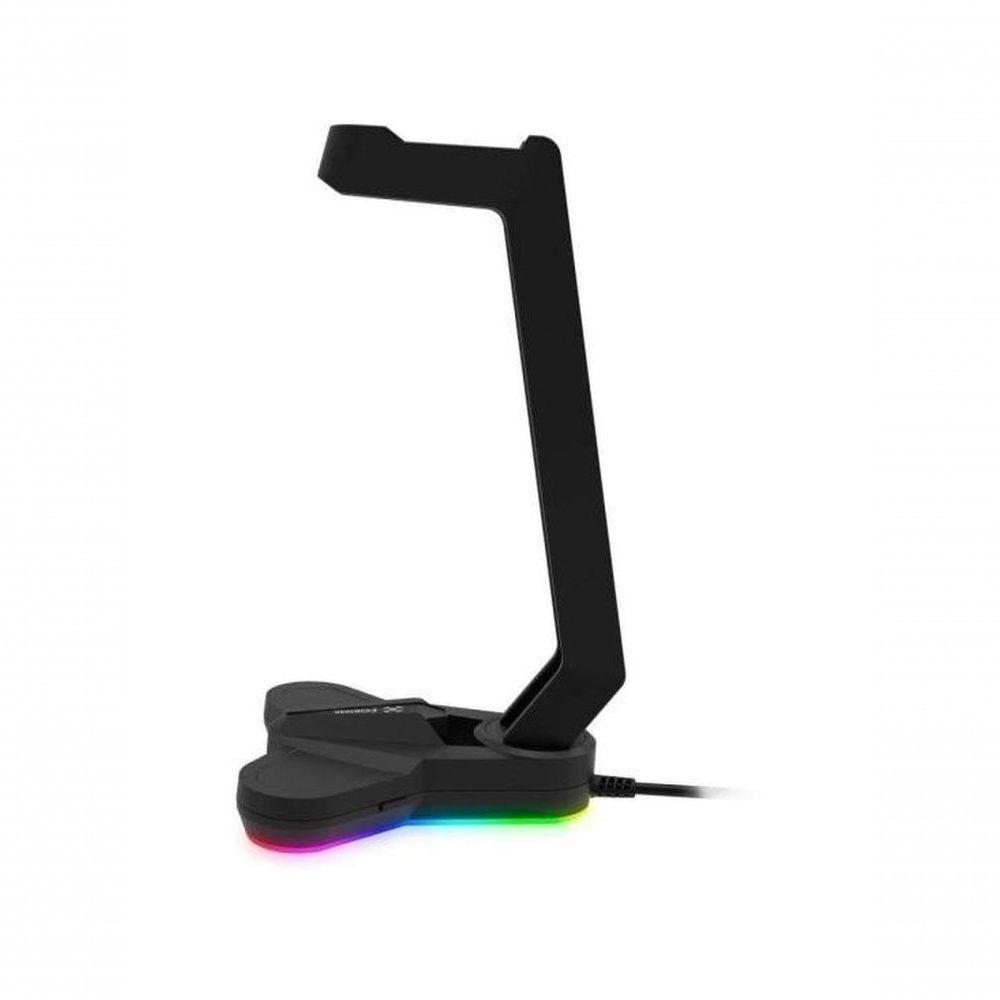 Suporte Para Headset Fortrek Vickers Rgb Preto - 3