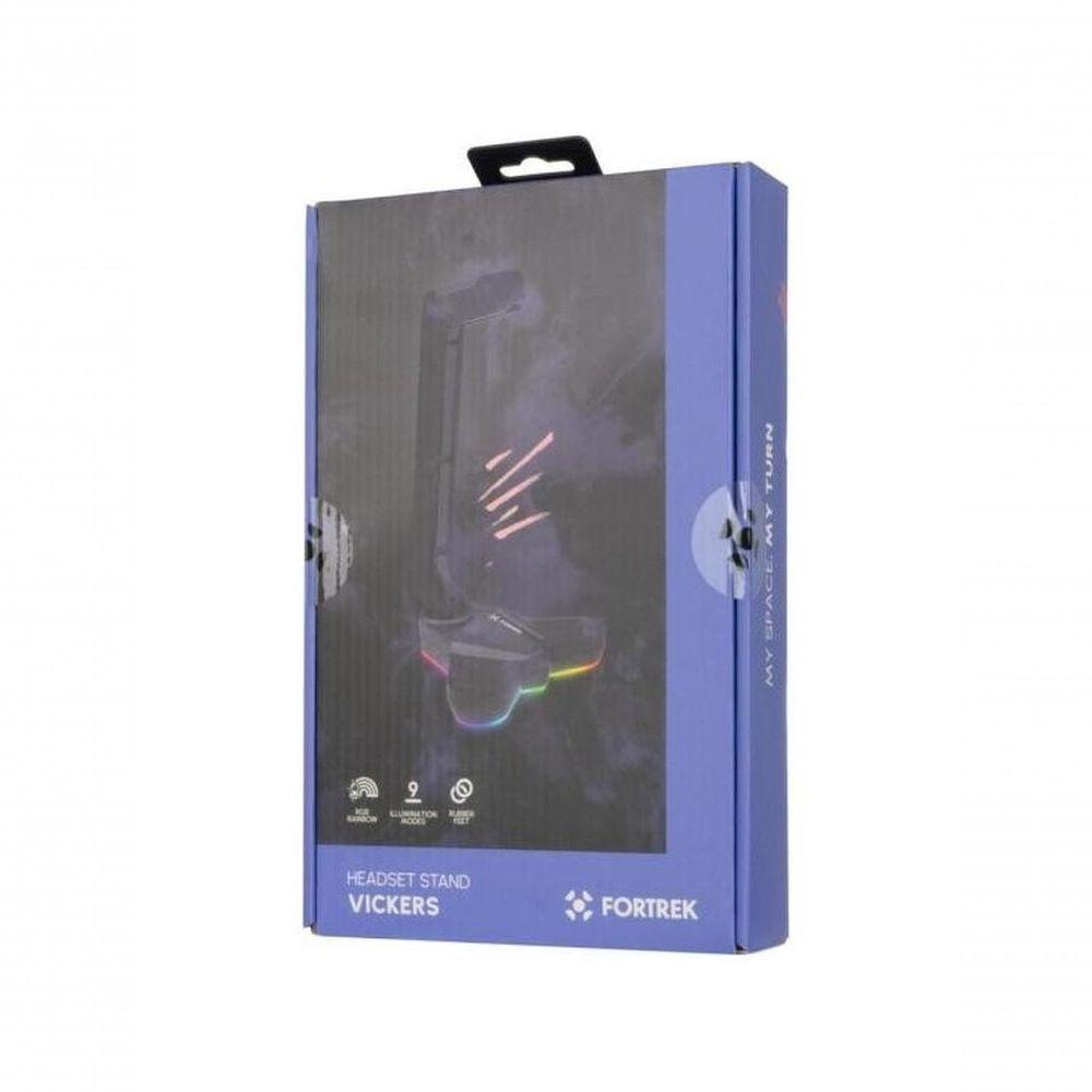 Suporte Para Headset Fortrek Vickers Rgb Preto - 6