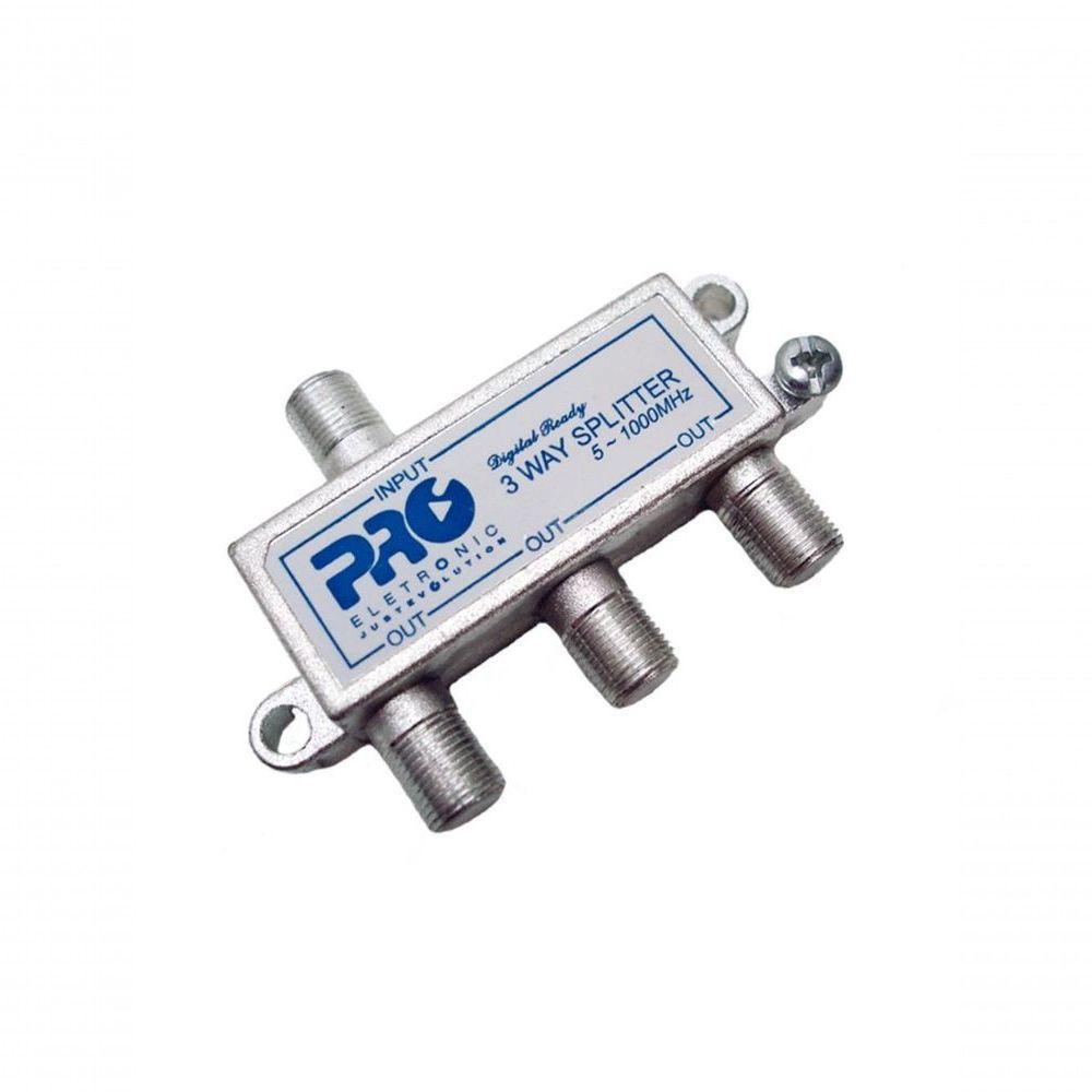 Divisor Proeletronic Pqdv-1023b 1:3 Catv 1ghz 130db - 1