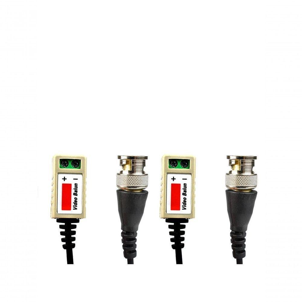 Video Balun Evus C-067 1 Canal Mini Cctv Bnc Para Hdcvi Cftv - 3