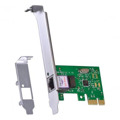 Placa De Rede 10-100-1000 Pci-e Prv1000e Com Suporte Low Profile