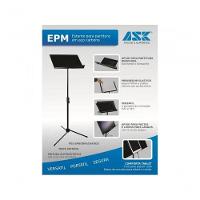 Suporte Para Partitura Maestro Epm Preto Ask - 2
