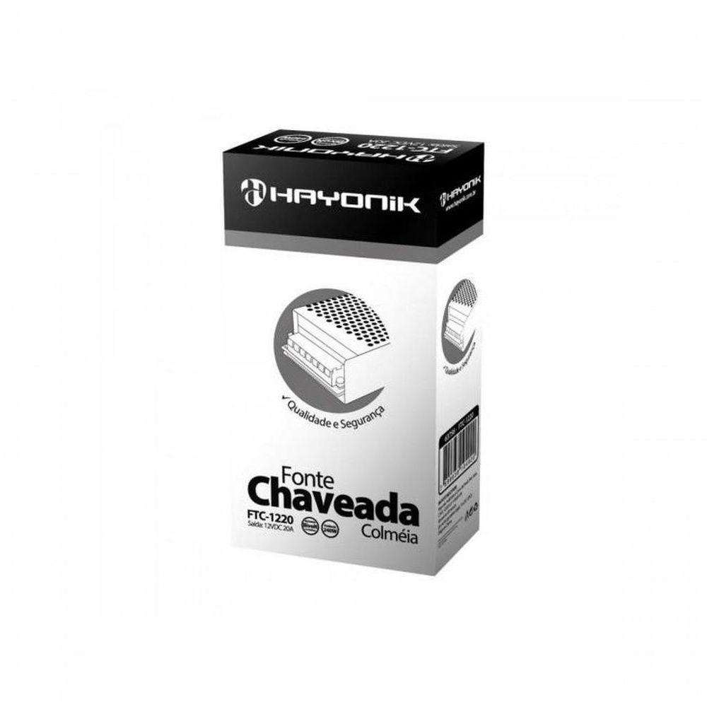 Fonte Colmeia Hayonik Ftc1220 12vdc 20a 240w Bivolt Manual - 6