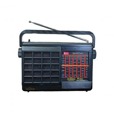 Rádio Portátil Motobras Rm-pft73ac 7 Faixas Preto