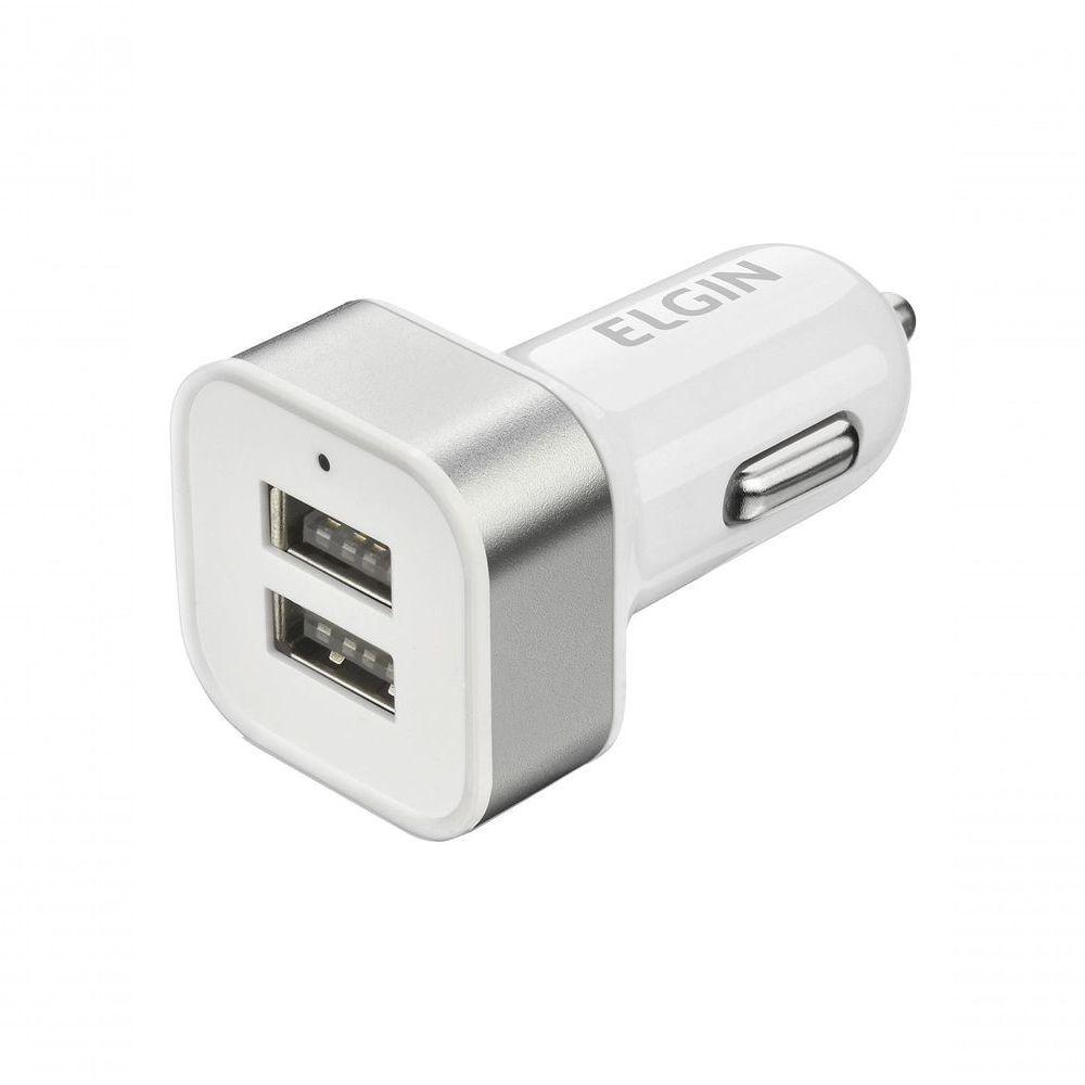 Carregador Veicular Automotivo 12v Com 2 Saídas Usb 5v 2.1a - 2