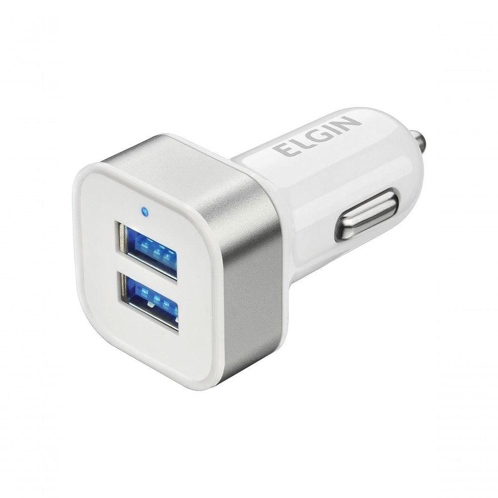 Carregador Veicular Automotivo 12v Com 2 Saídas Usb 5v 2.1a - 3
