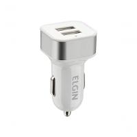 Carregador Veicular Automotivo 12v Com 2 Saídas Usb 5v 2.1a - 1