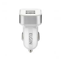 Carregador Veicular Automotivo 12v Com 2 Saídas Usb 5v 2.1a