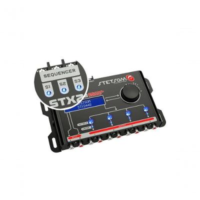 Processador De Audio Stetsom Stx2448 2 Entradas E 4 Saidas