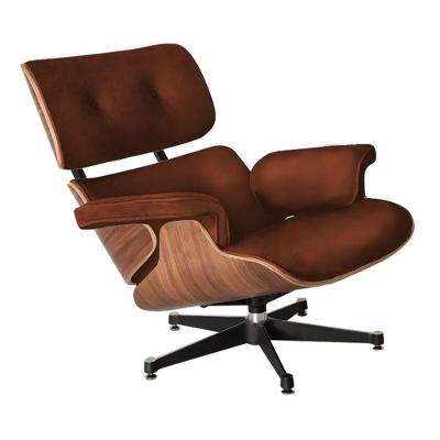 Poltrona Anatômica Charles Eames Couro Legítimo Marrom