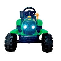 Trator Com Caçamba Carro Elétrico 12V Bang Toys Truck Verde - 3