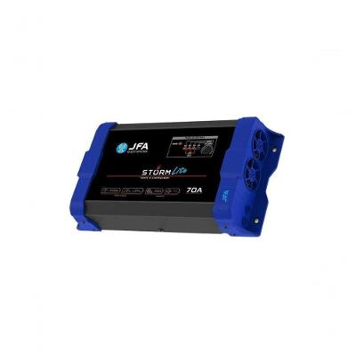 Fonte E Carregador De Bateria Jfa 70a Storm Lite Bivolt