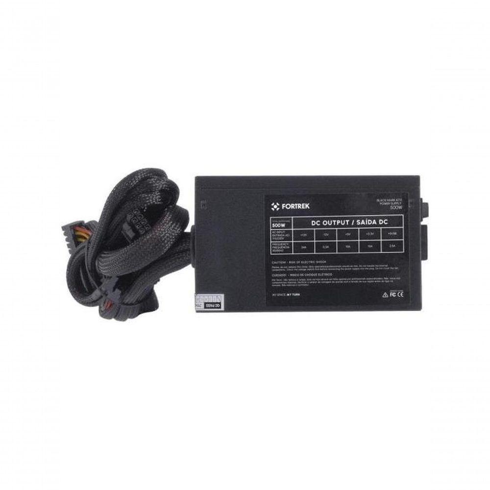Fonte Gamer Atx Fortrek Black Hawk 500w 80 Plus Bronze Pfc Ativo - 9