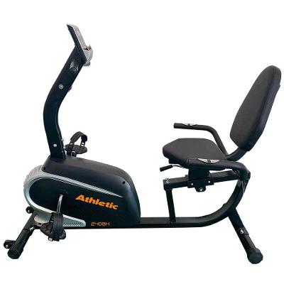 Bicicleta Ergométrica Horizontal Athletic Vision 240Bh 8 Níveis Magnéticos 120kg Suportados Pedal Suave