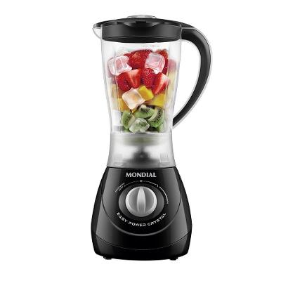 Liquidificador Mondial L-550-BC Easy Power 550W 1,9L com Copo Transparente Preto 110V