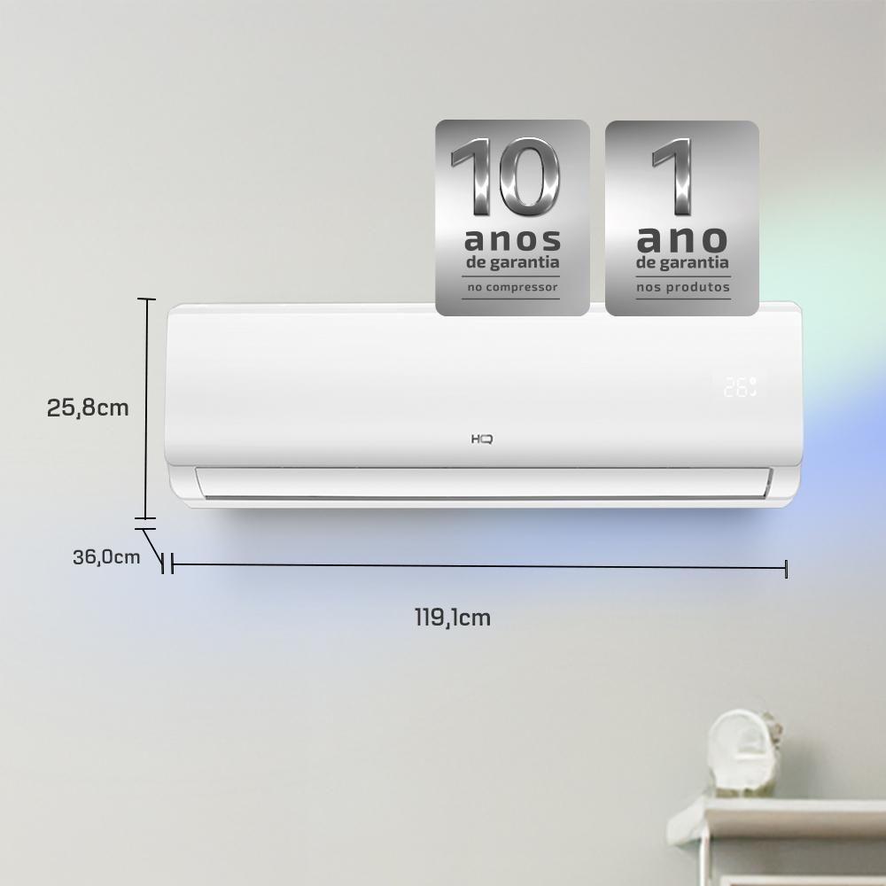 Ar Condicionado Split HQ Hi Wall Inverter 30.000 Btu/h Frio Monofásico Branco VIHT30KCO3S2S13 220V - 4