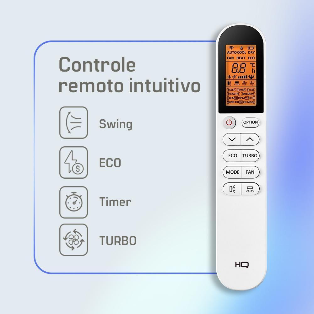 Ar Condicionado Split HQ Hi Wall Inverter 30.000 Btu/h Frio Monofásico Branco VIHT30KCO3S2S13 220V - 8