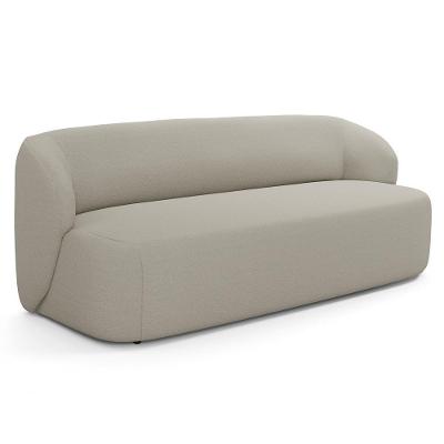 Sofá 2 Lugares Orgânico Para Sala De Estar Living 170cm Heidy F04 Linho Bege - Lyam Decor