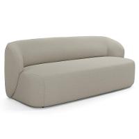 Sofá 2 Lugares Orgânico Para Sala De Estar Living 170cm Heidy F04 Linho Bege - Lyam Decor - 1