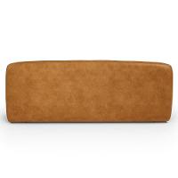 Sofá 2 Lugares Orgânico Para Sala De Estar Living 170cm Heidy F04 Couríssimo Whisky - Lyam Decor - 7