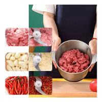 Processador Moedor Alimentos Elétrico Inox Com 4 Lâminas 2L 110V - 8