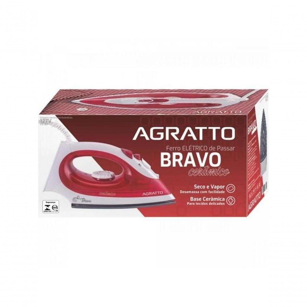 Ferro De Passar Vapor Agratto Bravo Fc-01 Cerâmico... - 8