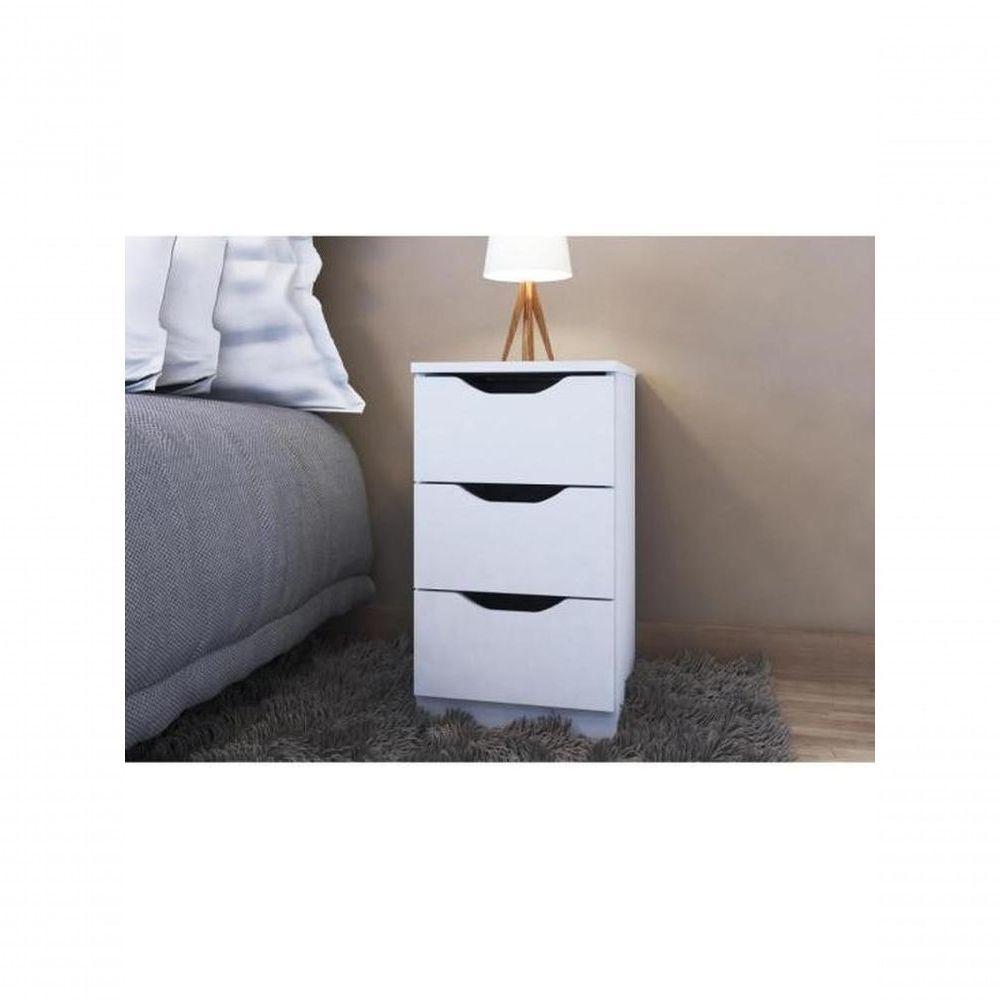 Gaveteiro Com 3 Gavetas Multivisão Branco - 3