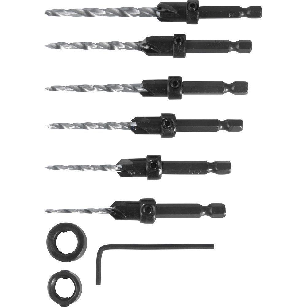 Jogo Brocas Com Escariador 7-64'' à 1-4'' 8 Pçs Vonder - 1
