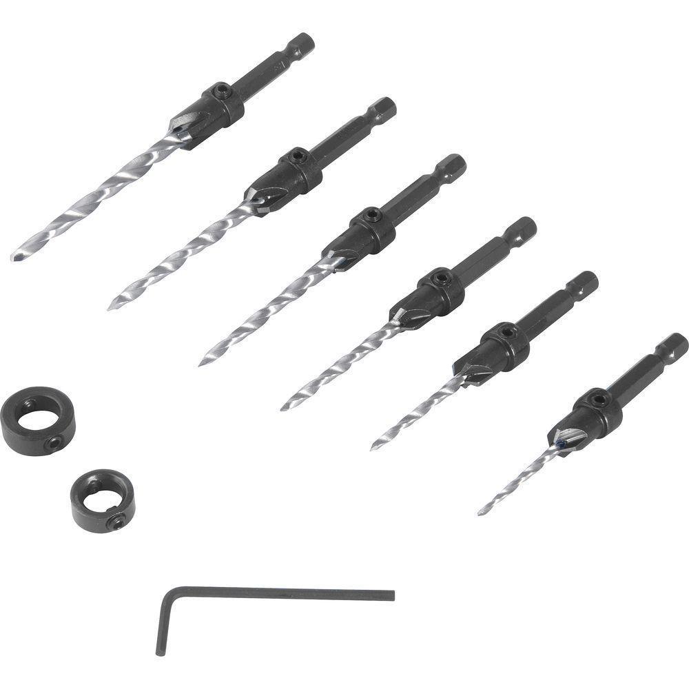 Jogo Brocas Com Escariador 7-64'' à 1-4'' 8 Pçs Vonder - 2