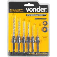 Jogo Brocas Com Escariador 7-64'' à 1-4'' 8 Pçs Vonder - 3