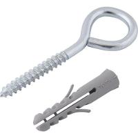 Pitão 4,2x60mm Zincado Com Bucha 6mm P-6 Com 100 Peças Vonder - 1